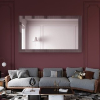 Miroir rectangulaire décoratif sur verre ornemental Visiosun Classic – LUXORA CLARITY