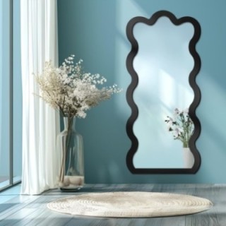 Miroir irrégulier dans un cadre en mdf - BLOBS WAVE