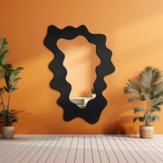 Miroir irrégulier dans un cadre en mdf - BLOBS MISTY