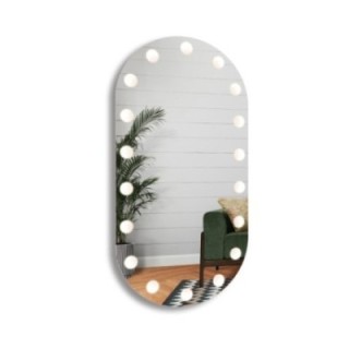 Miroir ovale avec éclairage - LONDON LED
