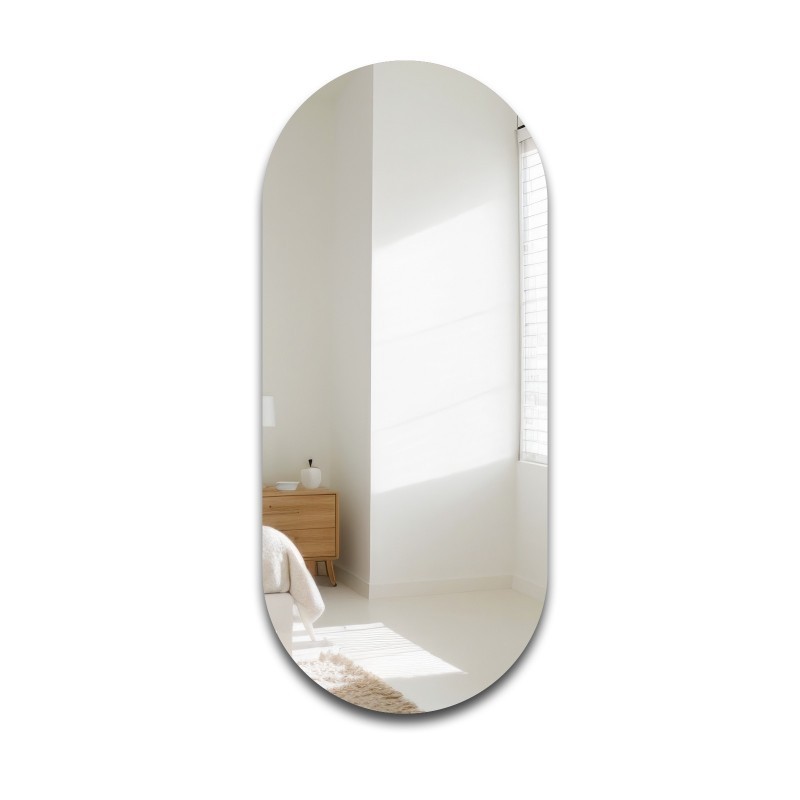 Miroir de salle de bains ovale - NIKO