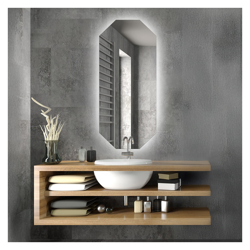 Miroir octogonal avec éclairage - OKTAGON LED