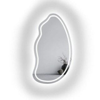 Miroir de forme organique avec éclairage -TOPAZ LED II