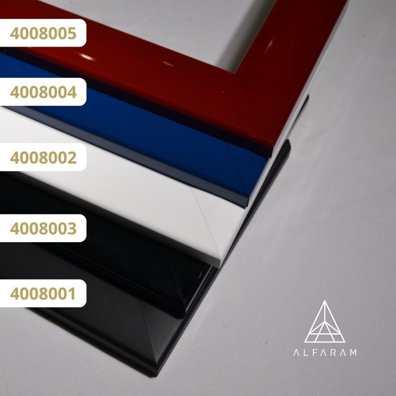 Miroir avec cadre en bois – 4008 – couleur du cadre au choix