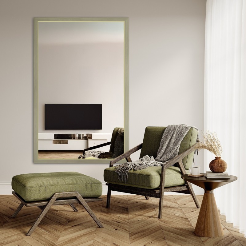 Miroir avec cadre en bois – 6901 – couleur du cadre au choix