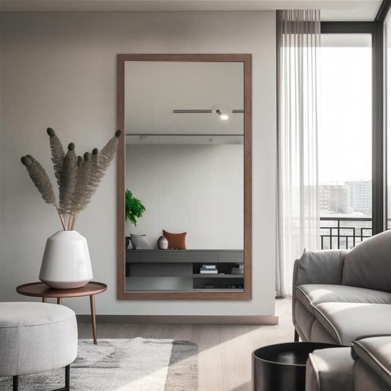 Miroir dans un cadre en bois – 8503 – couleur du cadre au choix