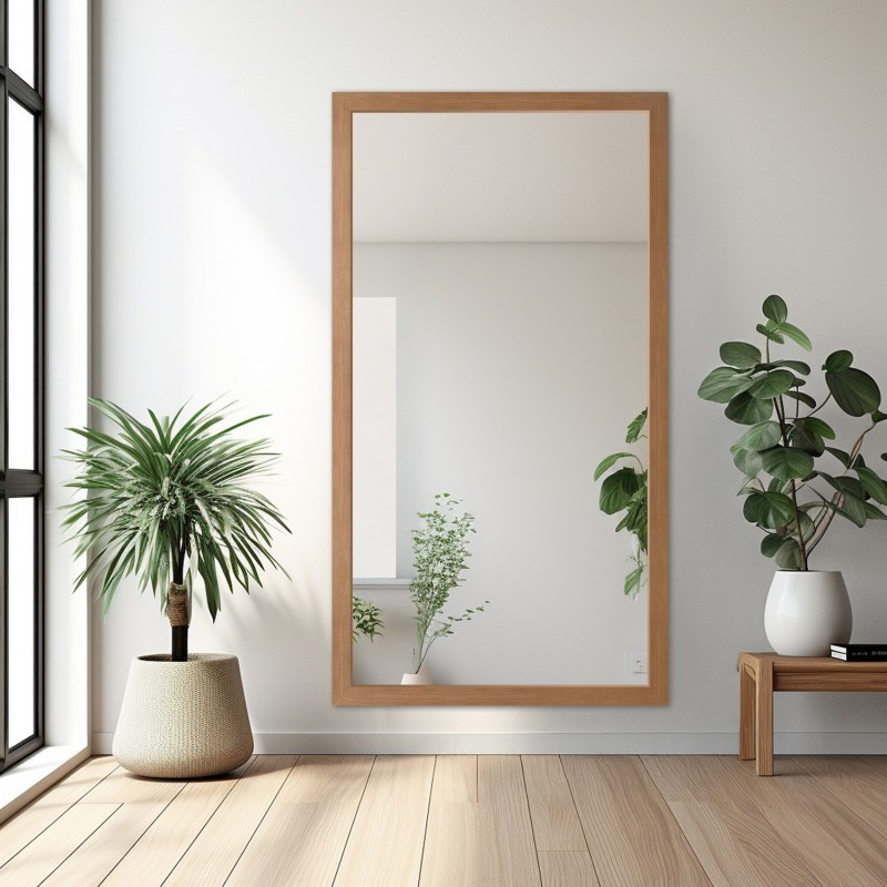 Miroir dans un cadre en bois – 8503 – couleur du cadre au choix