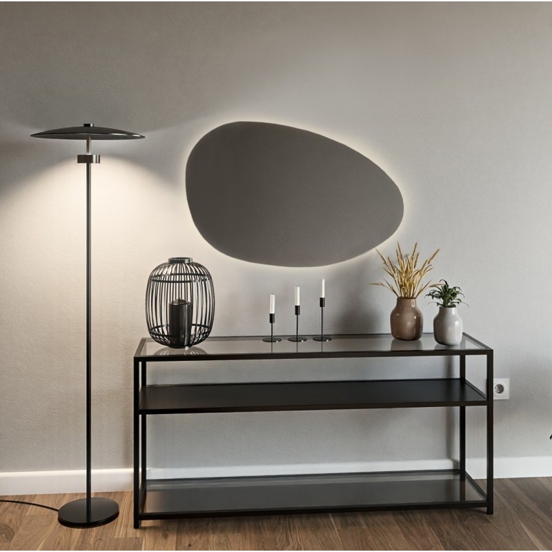 Miroir organique poli avec éclairage - ZYTA LED