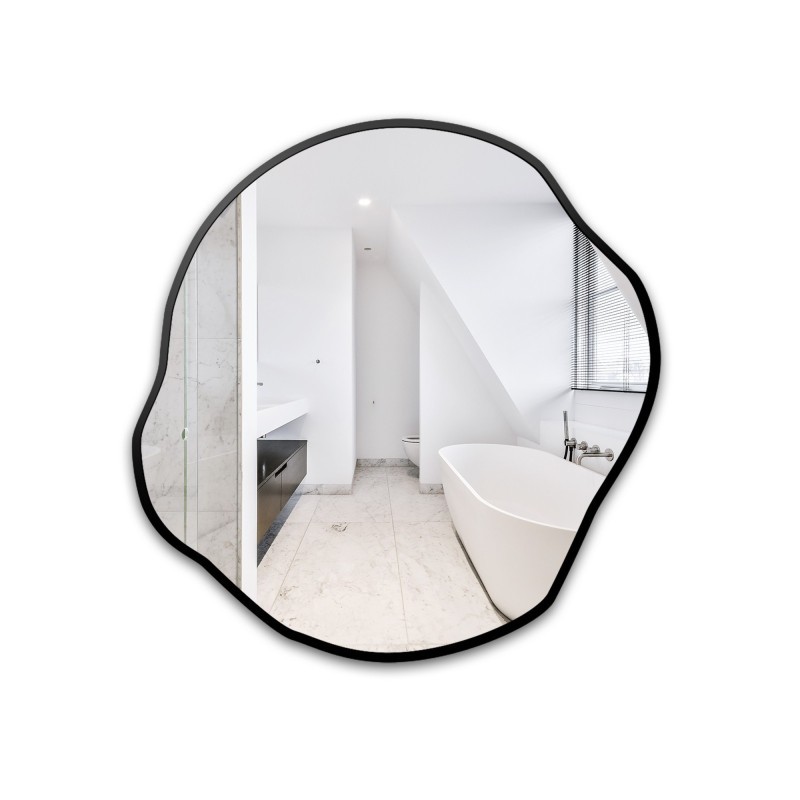 Miroir de forme organique dans un cadre - CYRKON DANS UN CADRE