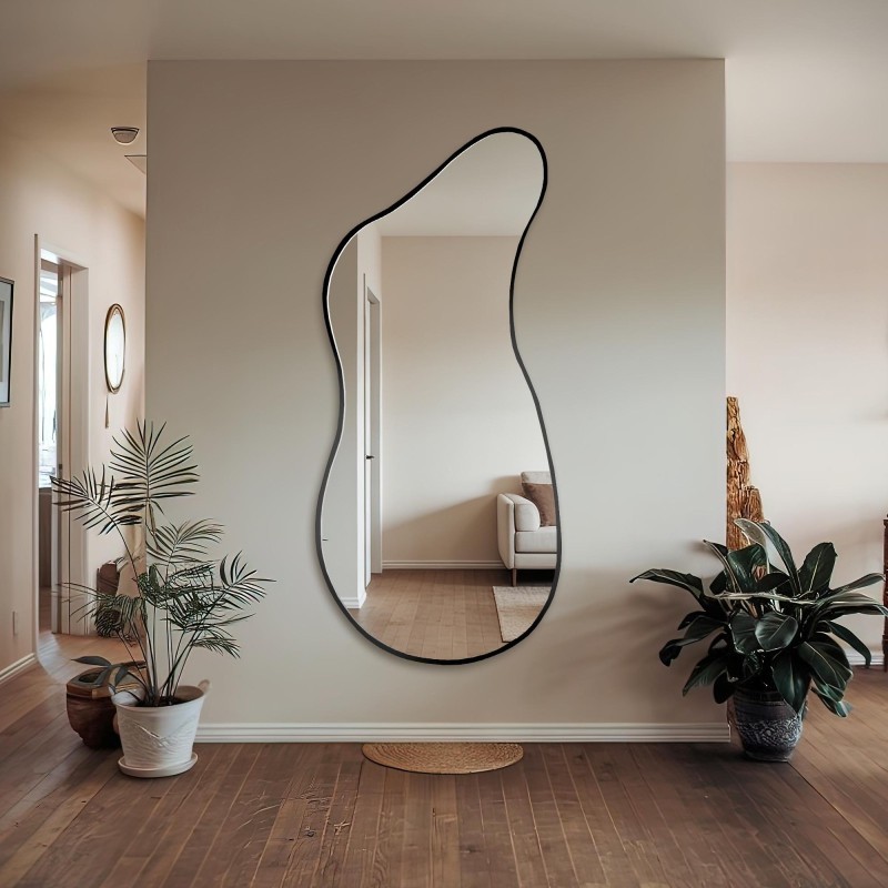 Miroir de forme organique dans un cadre MDF - ANGELIT II IN FRAME