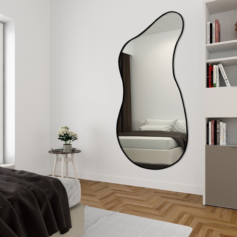 Miroir de forme organique dans un cadre MDF - ANGELIT II IN FRAME
