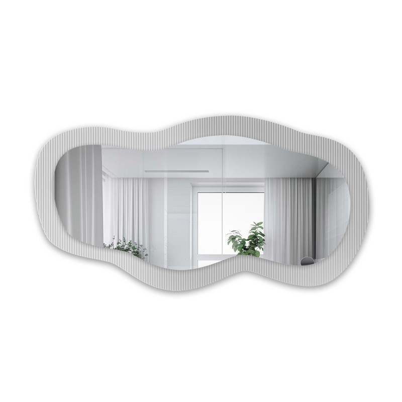 Miroir décoratif sur verre ornemental Estriado – LUXORA GLASORI