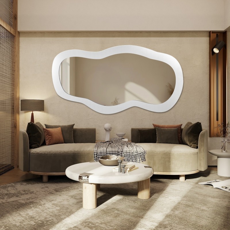 Miroir décoratif sur verre ornemental Estriado – LUXORA GLASORI
