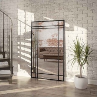 Miroir Loft avec meneaux - MARKUS - couleur du cadre au choix