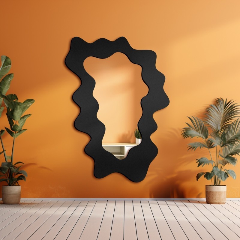 Miroir irrégulier dans un cadre en mdf - BLOBS MISTY