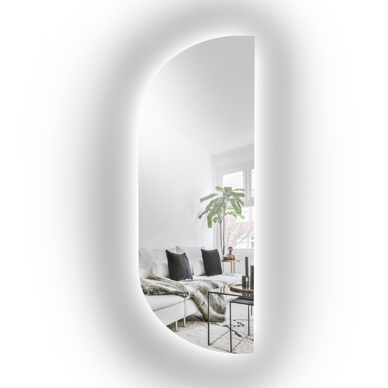 Miroir de forme irrégulière avec éclairage - NOE LED