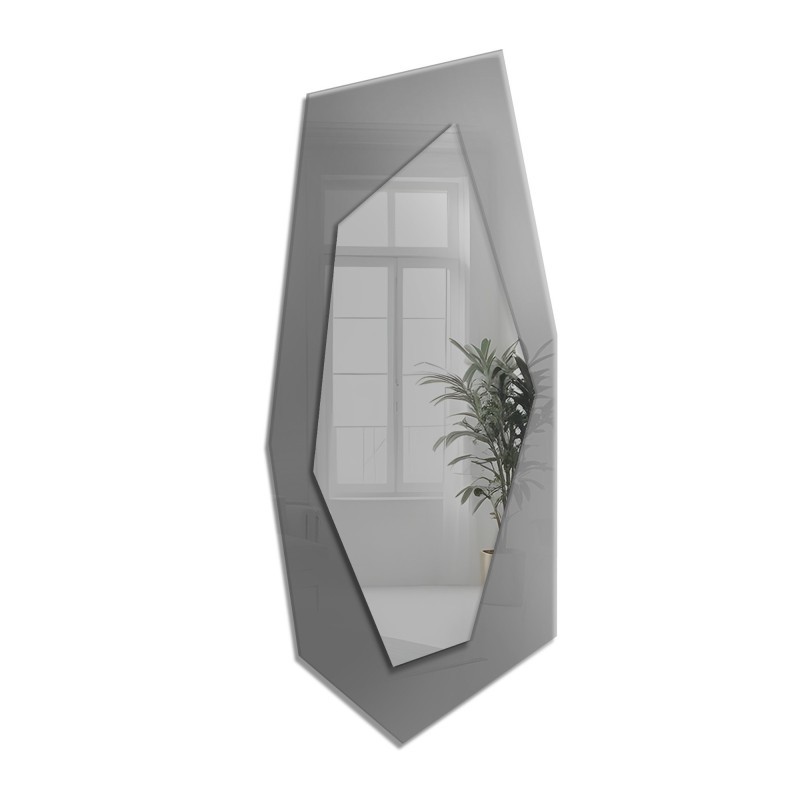 Miroir décoratif sur antisol graphite - RADIANT