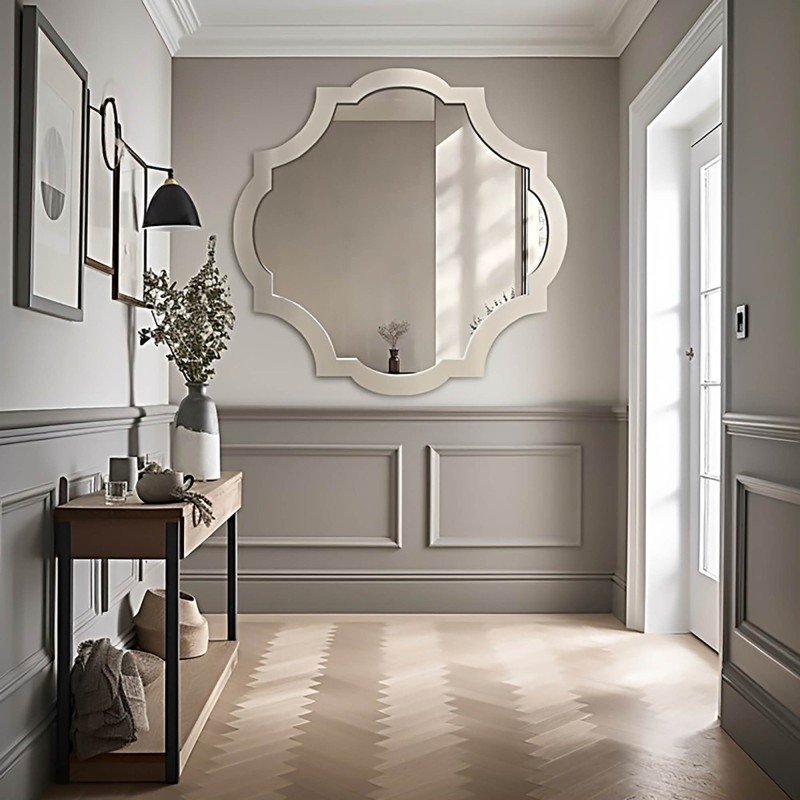 Miroir mural rétro avec cadre - SKARLET