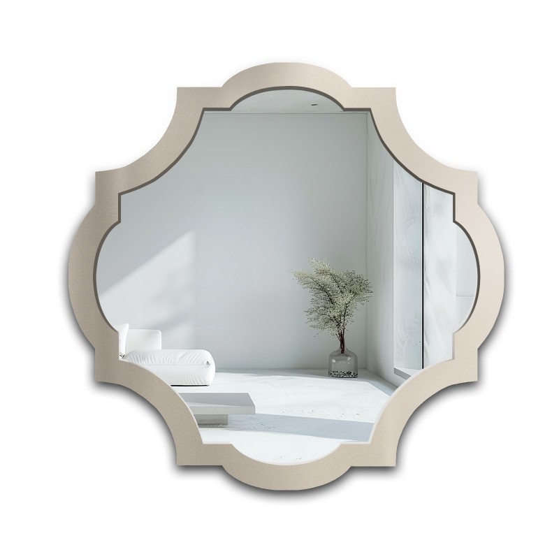Miroir mural rétro avec cadre - SKARLET