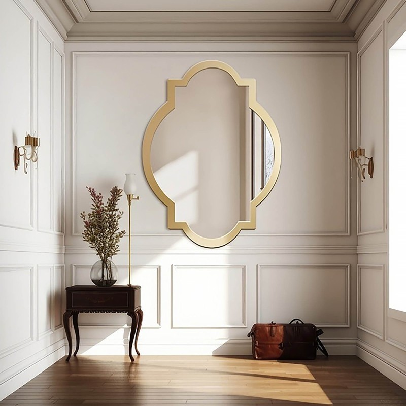 Miroir mural rétro avec cadre - CHARM