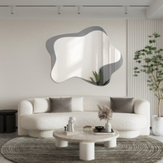 Miroir irrégulier sur feuille de graphite - SMOKY