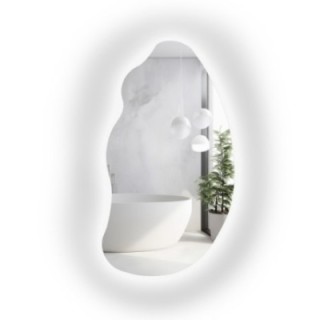 Miroir de forme organique avec éclairage - TOPAZ LED