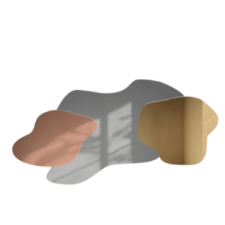 Miroir tricolore irrégulier - TRIPLA