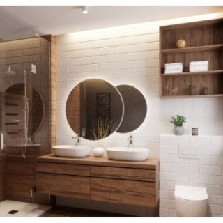 Set de miroirs de salle de bain avec éclairage - UNIVERSE LED II