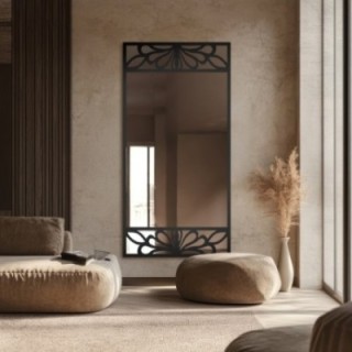 Miroir rectangulaire avec décor ajouré en MDF – VERONELLE SERENEO 100x200