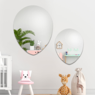 Set de miroirs décoratifs pour chambre d'enfant - BALLONNETTES