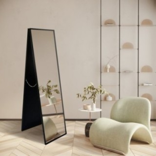 Miroir double debout avec cadre noir - ARIS - couleur du cadre au choix