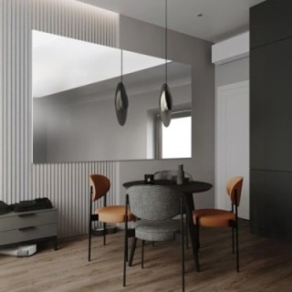 Grand miroir rectangulaire pour la salle de bains - AGIS