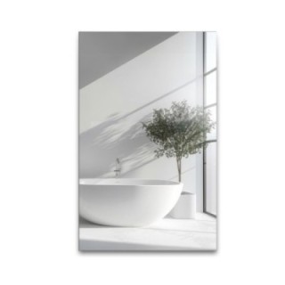 Grand miroir rectangulaire pour la salle de bains - AGIS