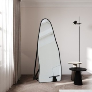 Miroir sur pied organique dans un cadre MDF - BARYT SUR PIED