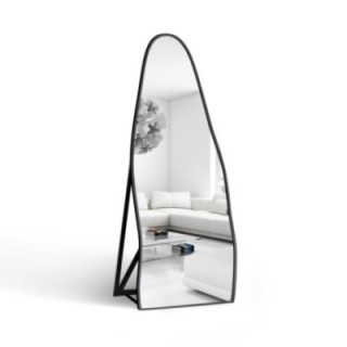 Miroir sur pied organique dans un cadre MDF - BARYT SUR PIED