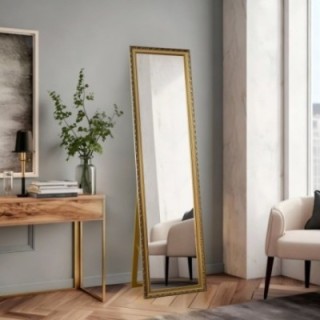Miroir sur pied dans un cadre en bois décoratif - 4001 - couleur du cadre au choix
