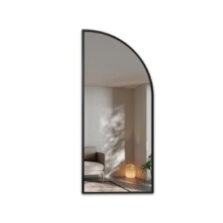 Miroir avec cadre en MDF noir mat - GREGOR - couleur du cadre au choix
