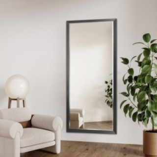 Miroir dans un cadre élégant brun et argenté- 5201002