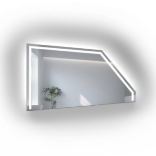 Miroir sablé pour grenier - sur mesure - LEGA LED