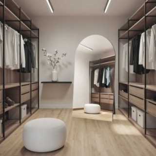 Miroir sur pied semi-ovale - FRANK
