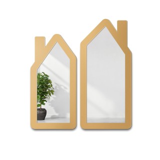 Miroir mural décoratif pour enfant dans un cadre en mdf - MAISONNETTES