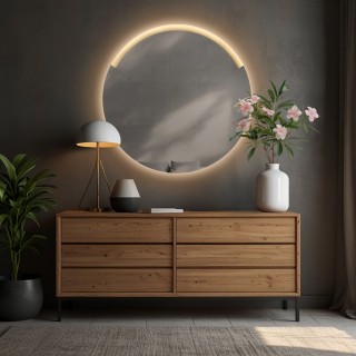 Miroir de salle de bains avec éclairage ELIF LED II