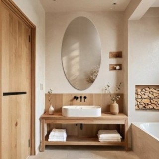 Miroir de salle de bains elliptique - ELIPSA