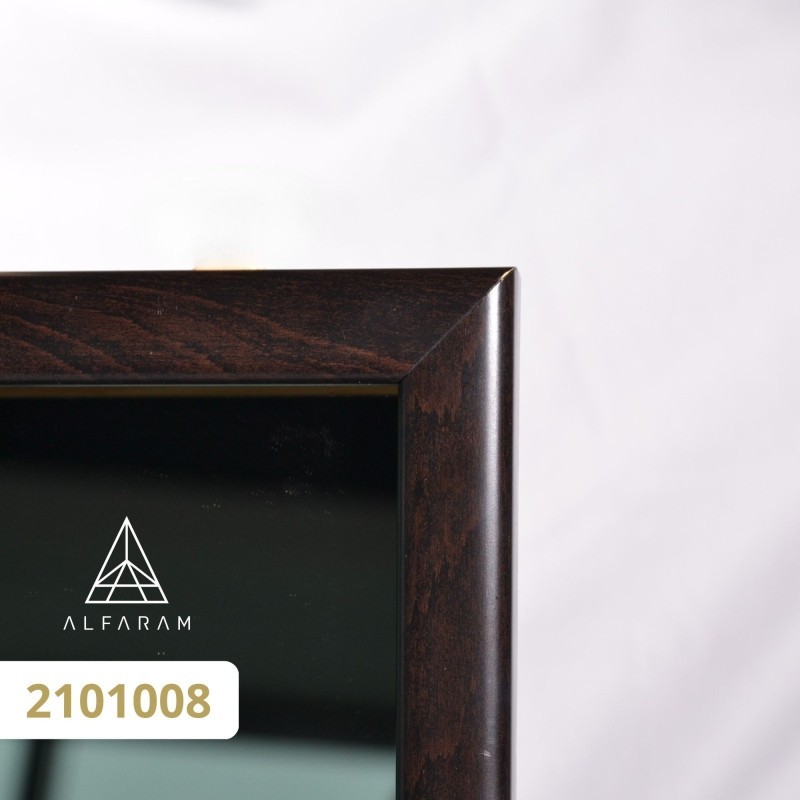 Grand miroir mural moderne avec cadre en bois - 2101 - couleur du cadre au choix