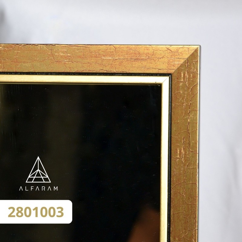 Miroir dans un délicat cadre décoratif en bois - 2801 - couleur du cadre au choix