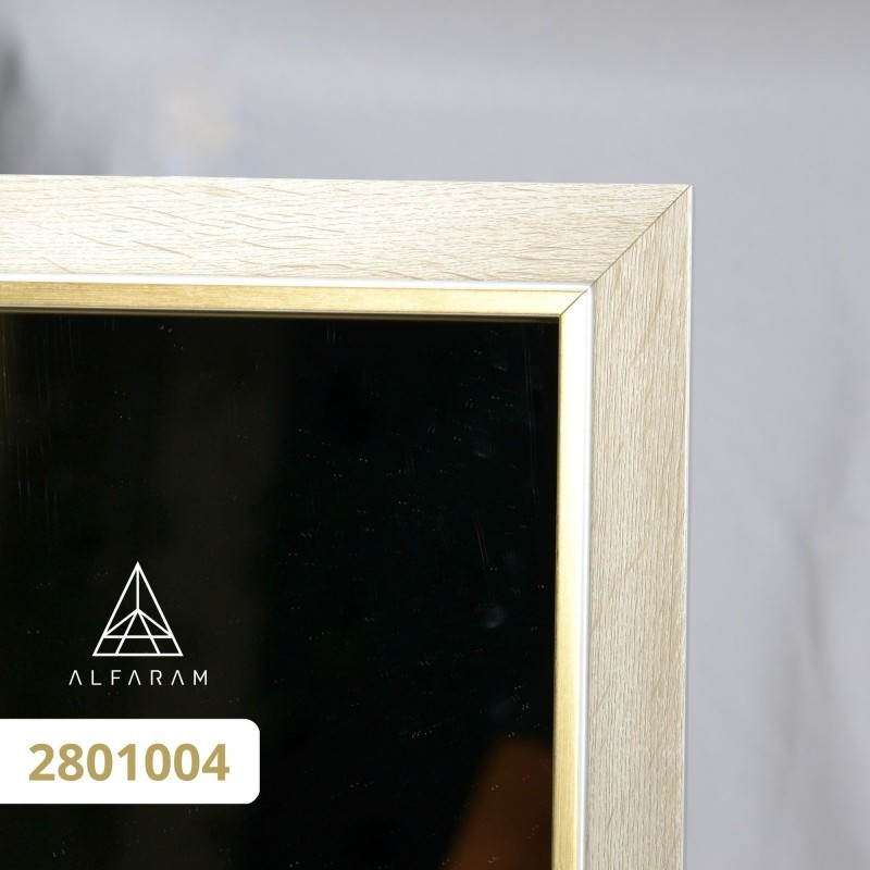 Miroir dans un délicat cadre décoratif en bois - 2801 - couleur du cadre au choix