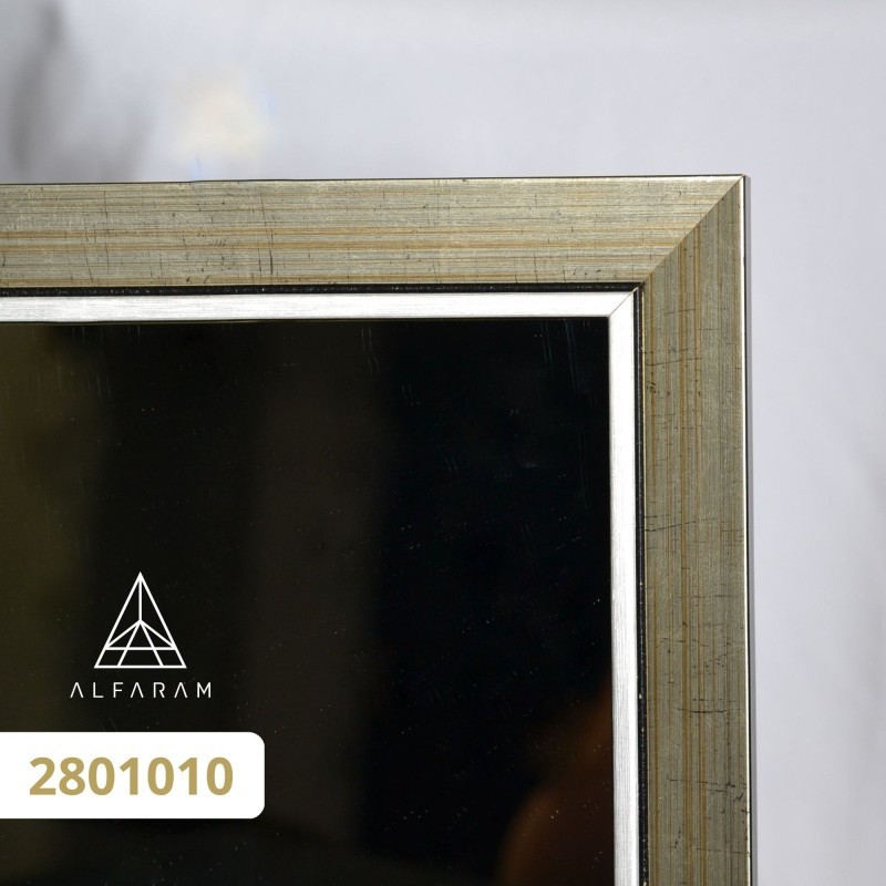 Miroir dans un délicat cadre décoratif en bois - 2801 - couleur du cadre au choix