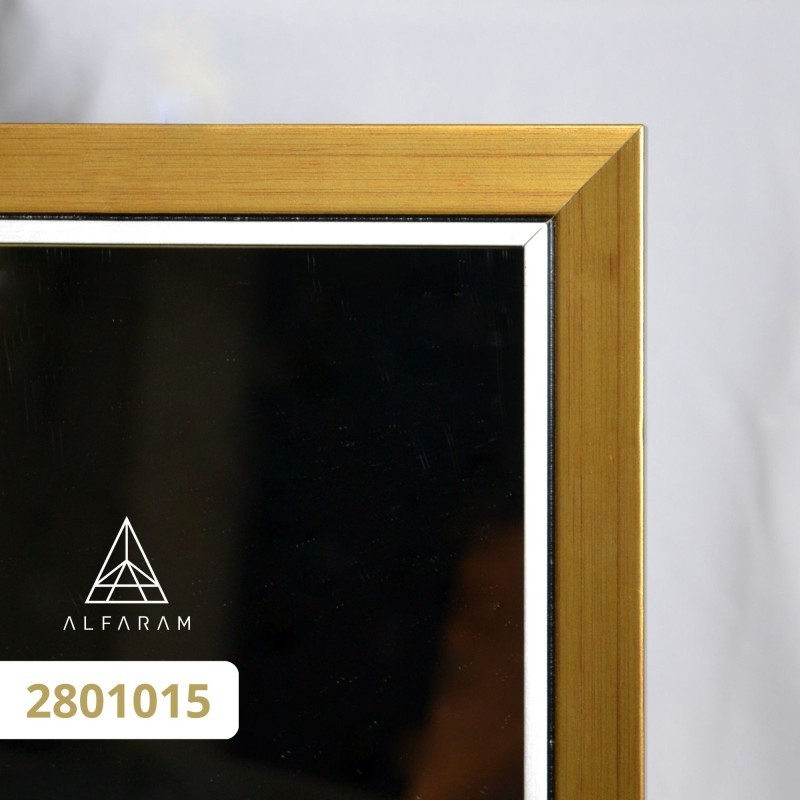 Miroir dans un délicat cadre décoratif en bois - 2801 - couleur du cadre au choix
