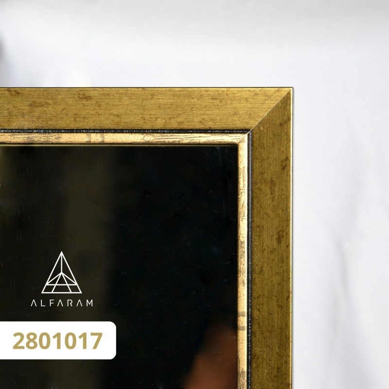 Miroir dans un délicat cadre décoratif en bois - 2801 - couleur du cadre au choix