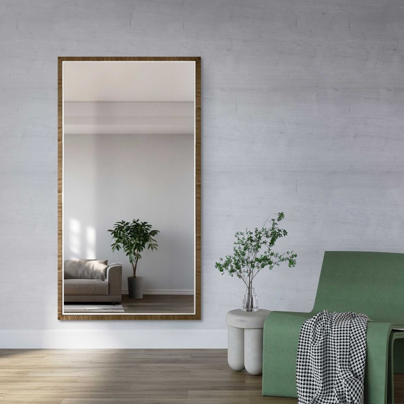 Miroir dans un délicat cadre décoratif en bois - 2801 - couleur du cadre au choix